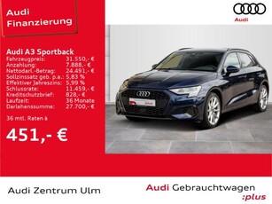 Audi A3 Sportback advanced 35 TDI S tronic PDC 18