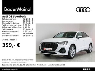 Audi Q3 Sportback 35 TFSI S tronic S line AHK SHZ 360