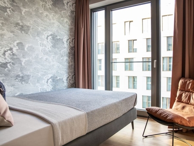 Design Serviced Apartment Xtra Smart in Darmstadt, Vitra Lounge, Tiefgaragen, Großes Rooftop