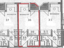 1 Zimmer-Wohnung in Apartmenthaus