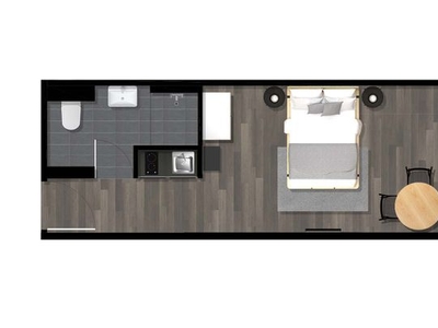 2 Schlafzimmer wohnung von 24 m² in Frankfurt am Main